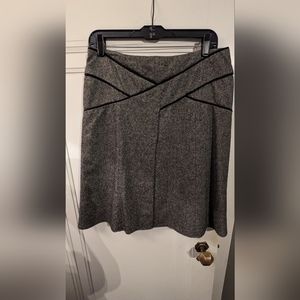 Nanette Lapore black and white wool skirt, size 6